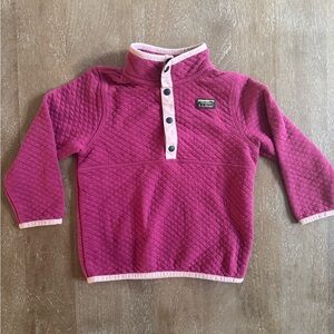 L.L. Bean Kids' Pink Quilted Pullover